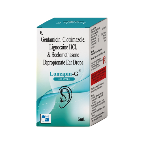 Lomapin-G – Antifungal Antibacterial Ear Drops by Plasma Biotech