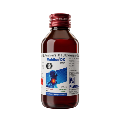 Mobitus-DX – Dry Cough Suppressant Syrup by Plasma Biotech