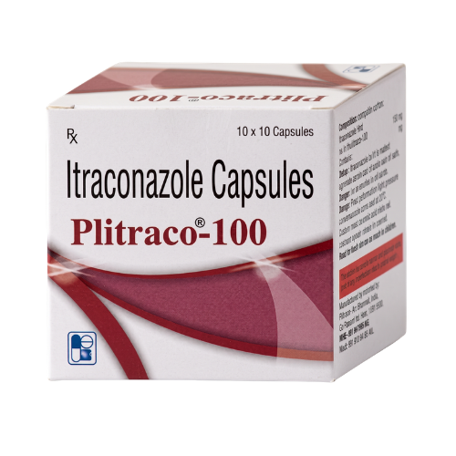 Plitraco-100 – Itraconazole 100mg Capsules by Plasma Biotech