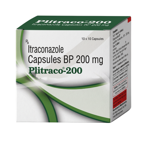 Plitraco-200 – Itraconazole 200mg Capsules by Plasma Biotech