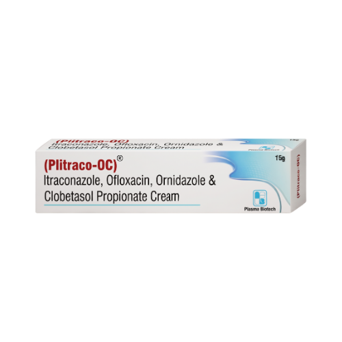 Plitraco-OC – Topical Antifungal Combination Cream by Plasma Biotech