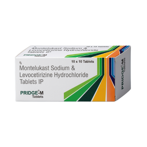 Pridge-M – Levocetirizine and Montelukast Tablets by Plasma Biotech